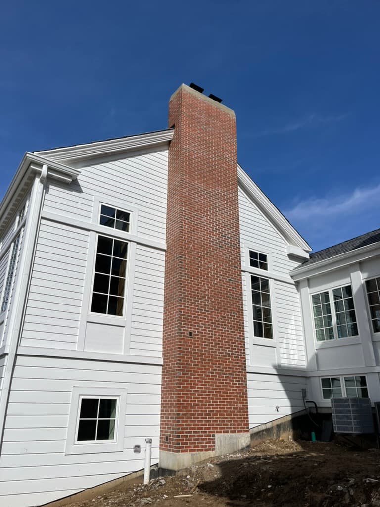 Brick chimney